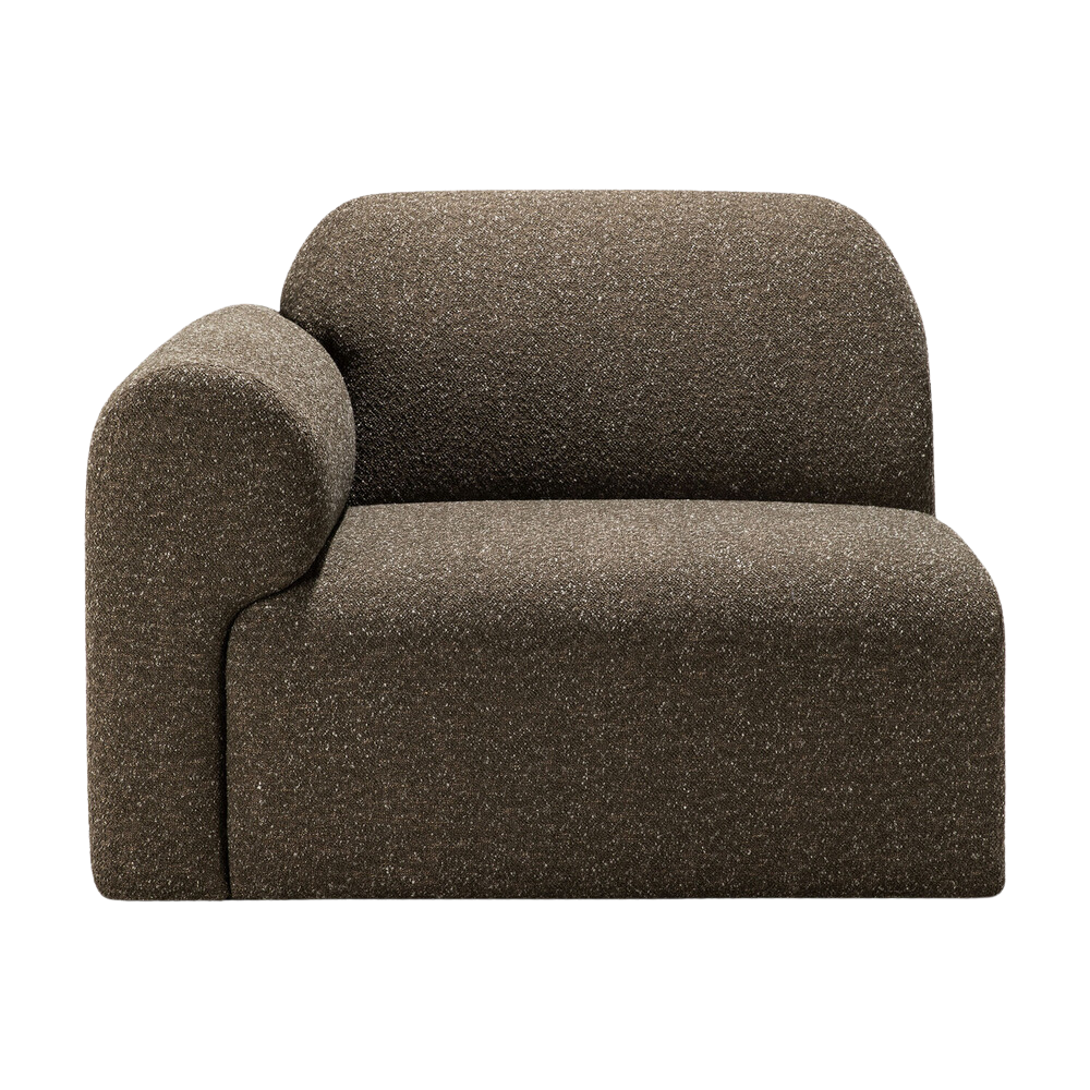 The Bulky Modular Sofa End Seater With L Arm Cedar from Ethnicraft.