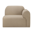 The Bulky Modular Sofa End Seater With R Arm Almond from Ethnicraft.