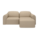 The Bulky Modular Sofa Set Square 1-2 Right Almond from Ethnicraft.