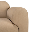 The Bulky Modular Sofa Set, Square 1-2 from Ethnicraft with a close-up of the armrest. all-groups