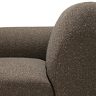The Bulky Modular Sofa Set Square 1-2 Left Cedar from Ethnicraft with a backrest close up.