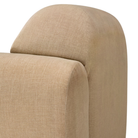 The Bulky Modular Sofa Set from Ethnicraft with a close-up of the backrest from the back. 