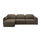 The Bulky Modular Sofa Set Square 1-3 Left Cedar from Ethnicraft.