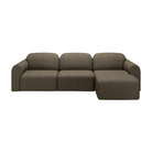 The Bulky Modular Sofa Set Square 1-3 Right Cedar from Ethnicraft.