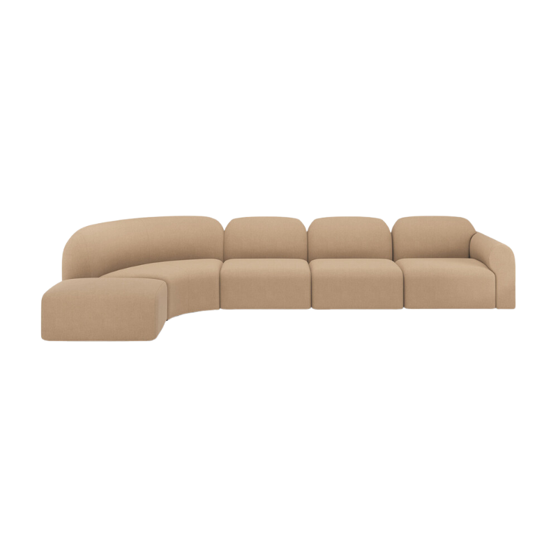 The Bulky Modular Standard Sofa Set Left from Ethnicraft.