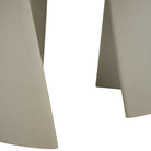 The Canyon Outdoor Dining Table by Ethnicraft legs close-up.