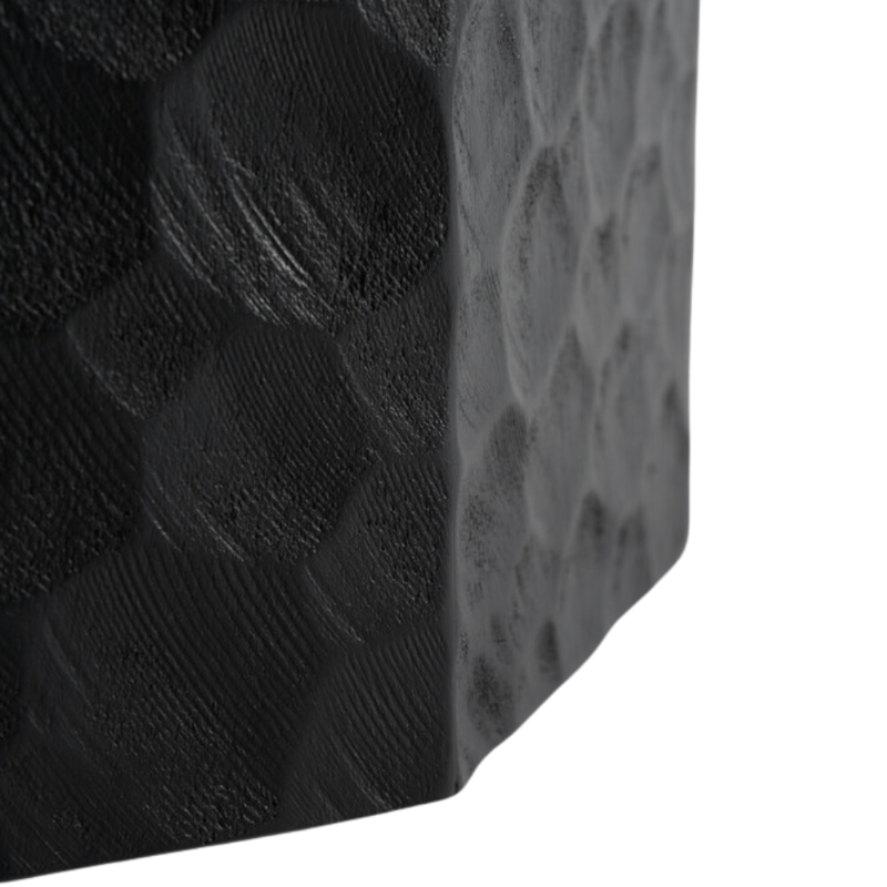 The Chopped Paper Basket from Ethnicraft with the woodwork pattern details.