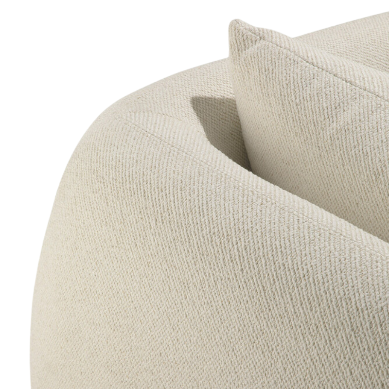 The Contour Sofa by Ethnicraft close-up of the fabric texture.