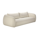 The Contour Sofa by Ethnicraft from the side angle.