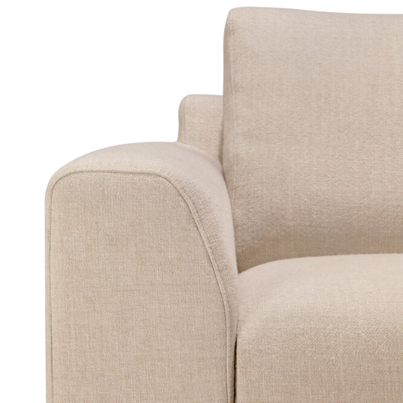 The Ease Lounge Chair by Ethnicraft, in detail of the corner.