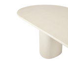 The Elements Oblong Dining Table by Ethnicraft detailed image of the table top.