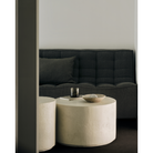 The Elements Round Coffee Table from Ethnicraft in a living room. all-groups