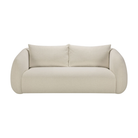 the Figur Sofa by Ethnicraft 2-seater in Chalk.