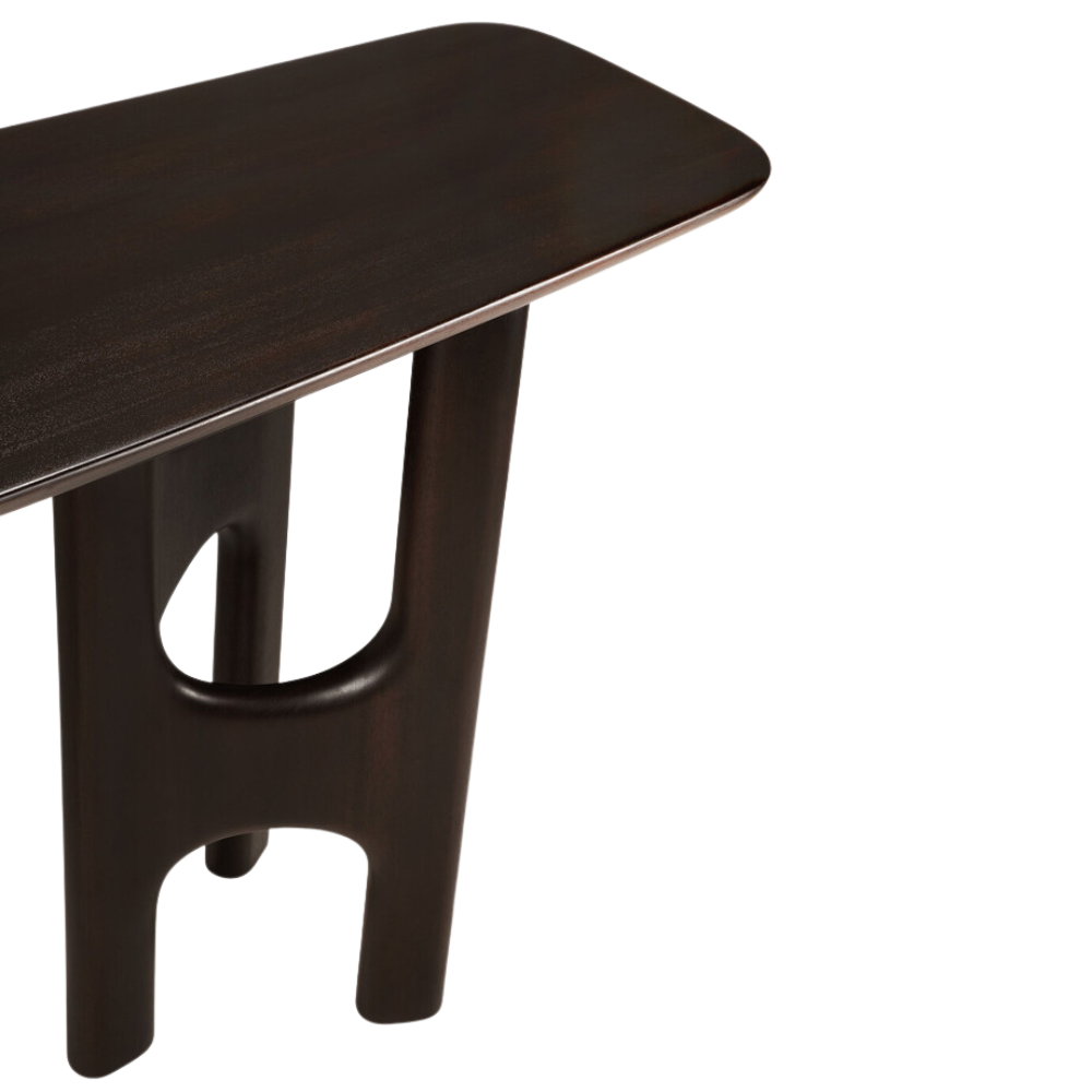 The tabletop of the Flow Console from Ethnicraft.