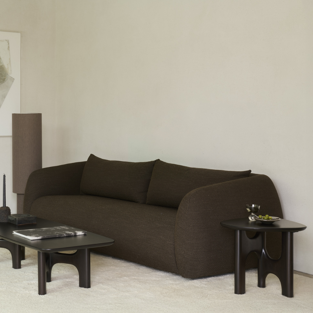The Flow Side Table from Ethnicraft in a family area.