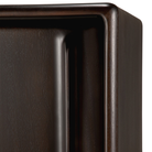 The 66-inch Flow Sideboard by Ethnicraft top edge in detail. all-groups