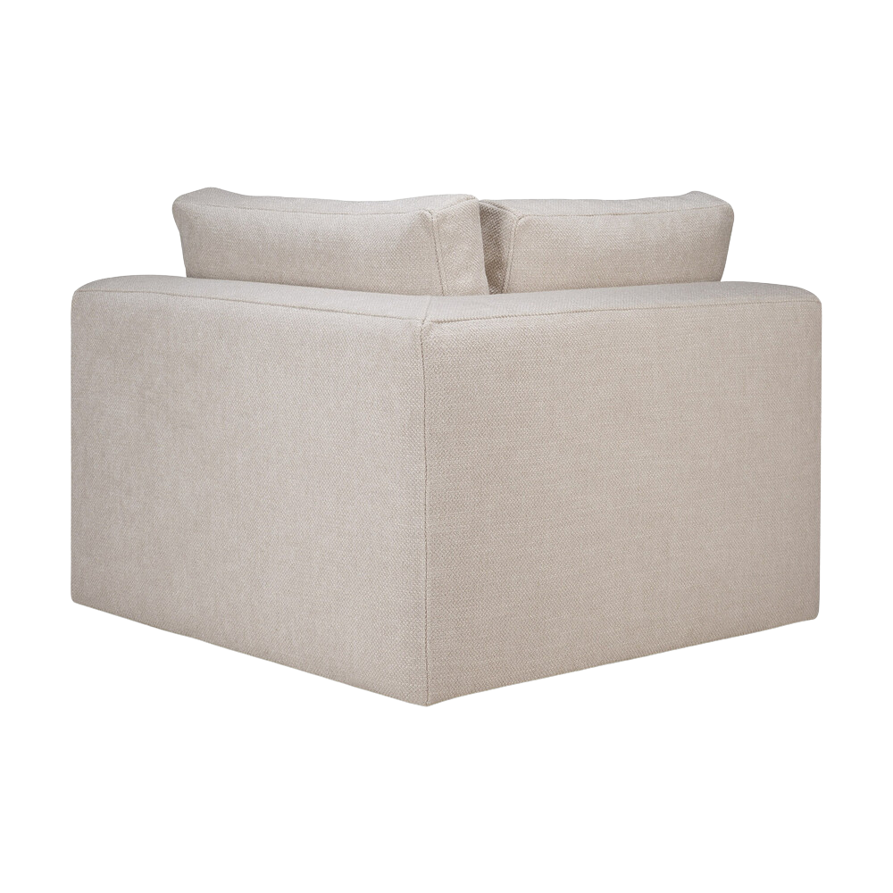 The Mellow Corner Ivory from Ethnicraft from the back.