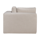 The Mellow Corner Ivory from Ethnicraft showing details of the backrest.