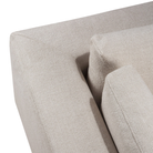 The Mellow Corner Ivory from Ethnicraft with the details from the top angle.