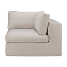 The Mellow Corner Ivory from Ethnicraft from the left side.