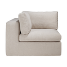 The Mellow Corner Ivory from Ethnicraft from the right side.