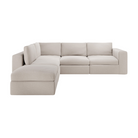 The Mellow Sofa Set, Square 2-3 Ivory Left from Ethnicraft.