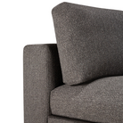The Mellow Sofa Set Square 1-3 Granite from Ethnicraft with a close-up of the backrest.