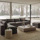 The Mellow Sofa Set Square 1-3 Granite from Ethnicraft in a living area.