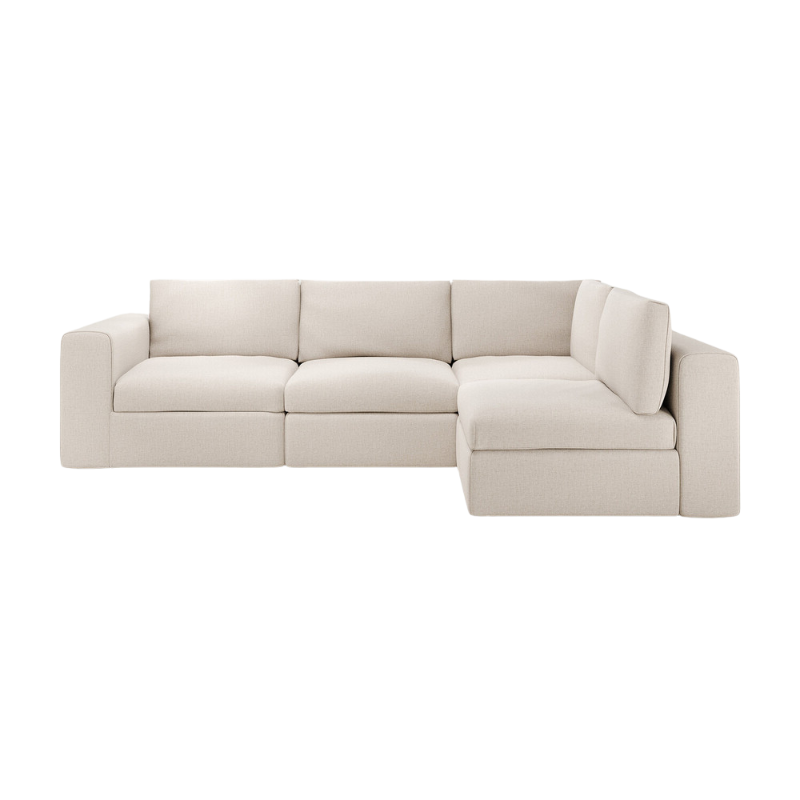 The Mellow Sofa Set Square 1-3 Off White, Right from Ethnicraft.