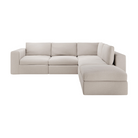 The Mellow Sofa Set, Square 2-3 Ivory Right from Ethnicraft.