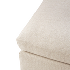 The Mellow Sofa Set, Square 2-3 Off White from Ethnicraft with the details of the seat.