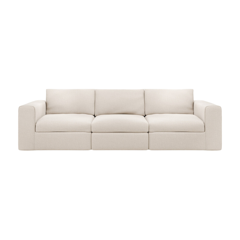 The Mellow Sofa Set Three Seater Off White from Ethnicraft.