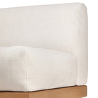 The Monocle Outdoor Modular Arm Sectional Left from Ethnicraft with edge close up. all-groups