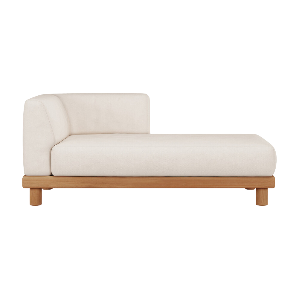 The Monocle Outdoor Modular Daybed Left from Ethnicraft.