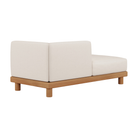 The Monocle Outdoor Modular Daybed Right from Ethnicraft with a back side.