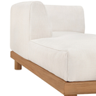 The Monocle Outdoor Modular Daybed Right from Ethnicraft with edge close up.
