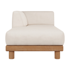 The Monocle Outdoor Modular Daybed Right from Ethnicraft with a front.