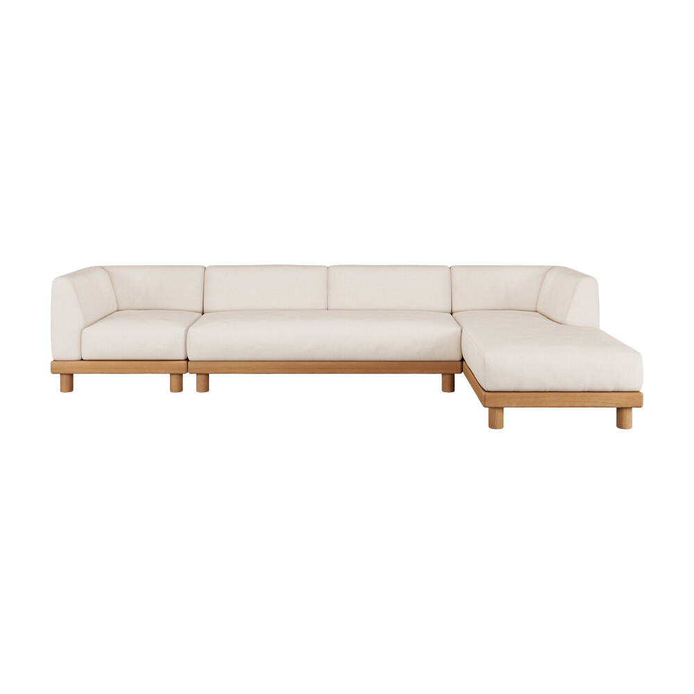The Monocle Outdoor Modular Large Sectional Right from Ethnicraft.