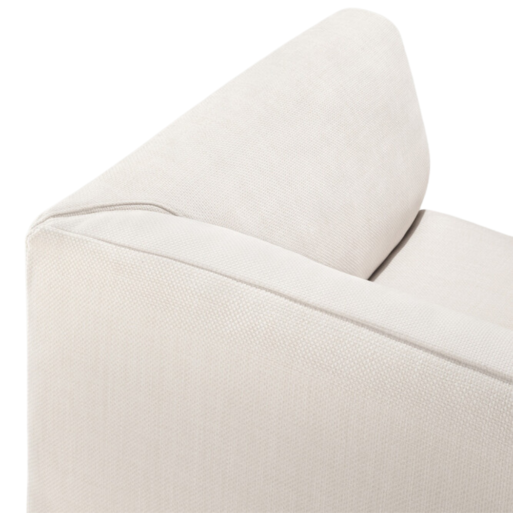 Top angle of the Monocle Outdoor Modular Sectional Sofa from Ethnicraft. all-groups