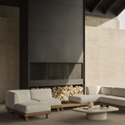 The Monocle Outdoor Modular Sofa Collection from Ethnicraft on a modern patio. all-groups