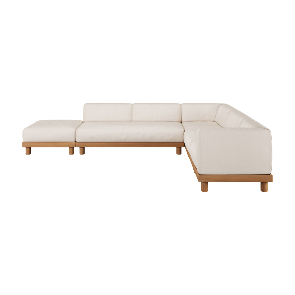 The Monocle Outdoor Modular Sofa Set III Right from Ethnicraft.