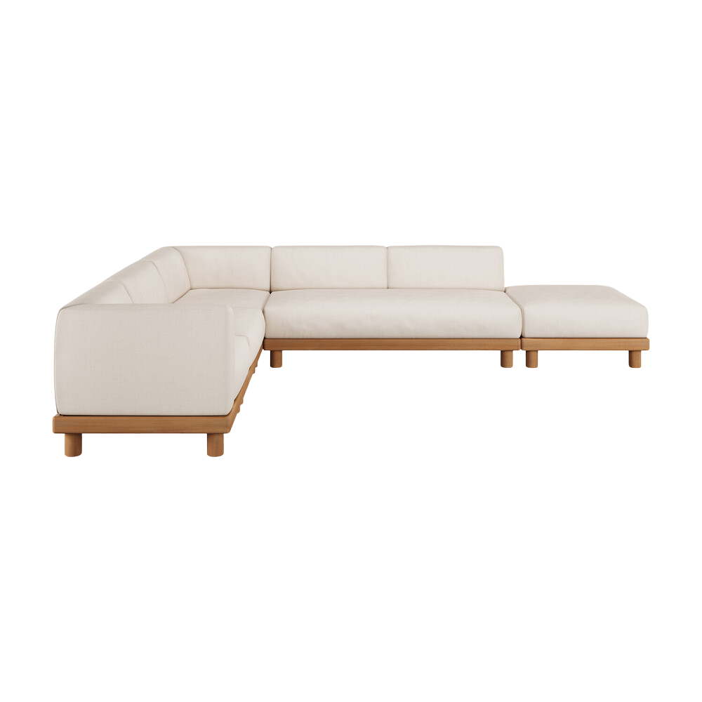 The Monocle Outdoor Modular Sofa Set III Left from Ethnicraft.