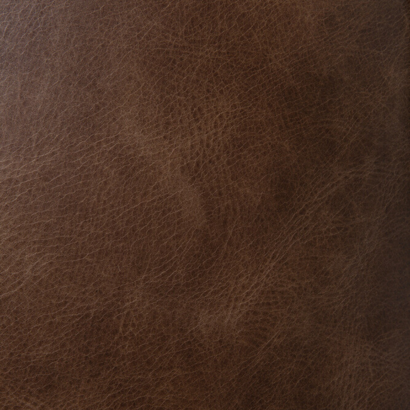 The N701 Leather Two Seater Sofa Chestnut by Ethnicraft with chestnut leather swatch.