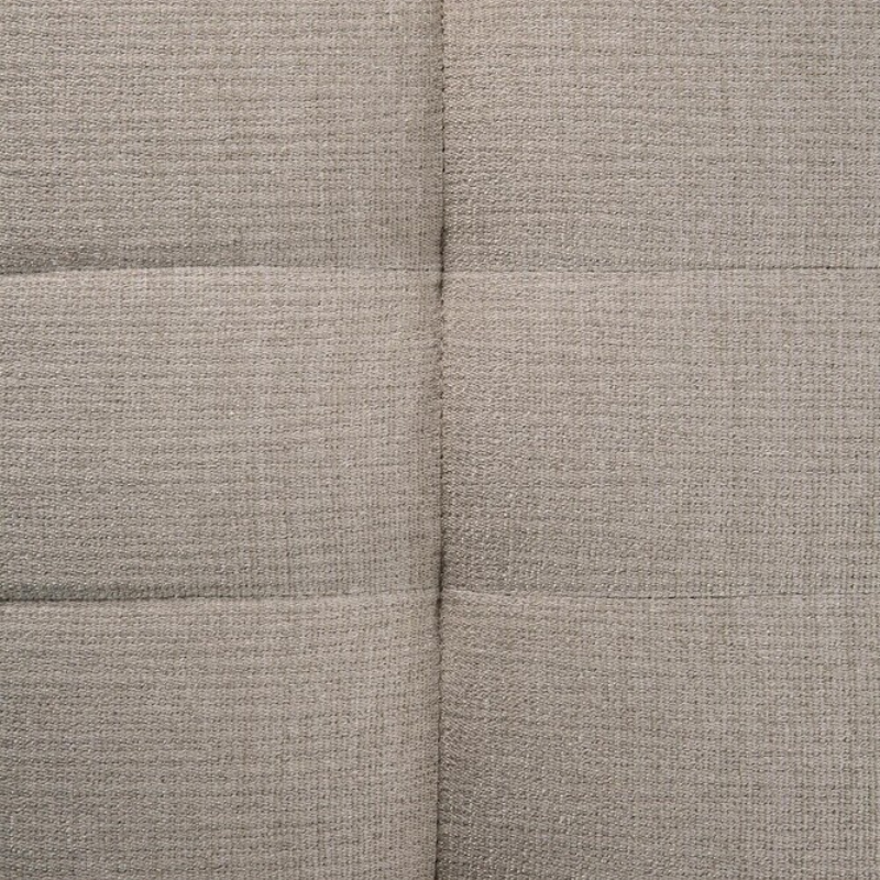 The two seater from the N701 Modular Sectional Sofa, Round 1-2 from Ethnicraft in Ecru eco fabric upholstery close up.