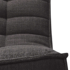 The N701 Modular Sectional Sofa, Square 1-2 from Ethnicraft in dark gray standard fabric focusing on the upholstery.