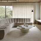 The N701 Modular Sofa from Ethnicraft with ecru eco fabric, a customizable sectional sofa option.