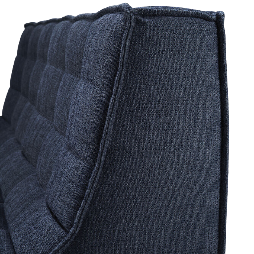 The N701 Modular Sofa from Ethnicraft with graphite eco fabric backrest.