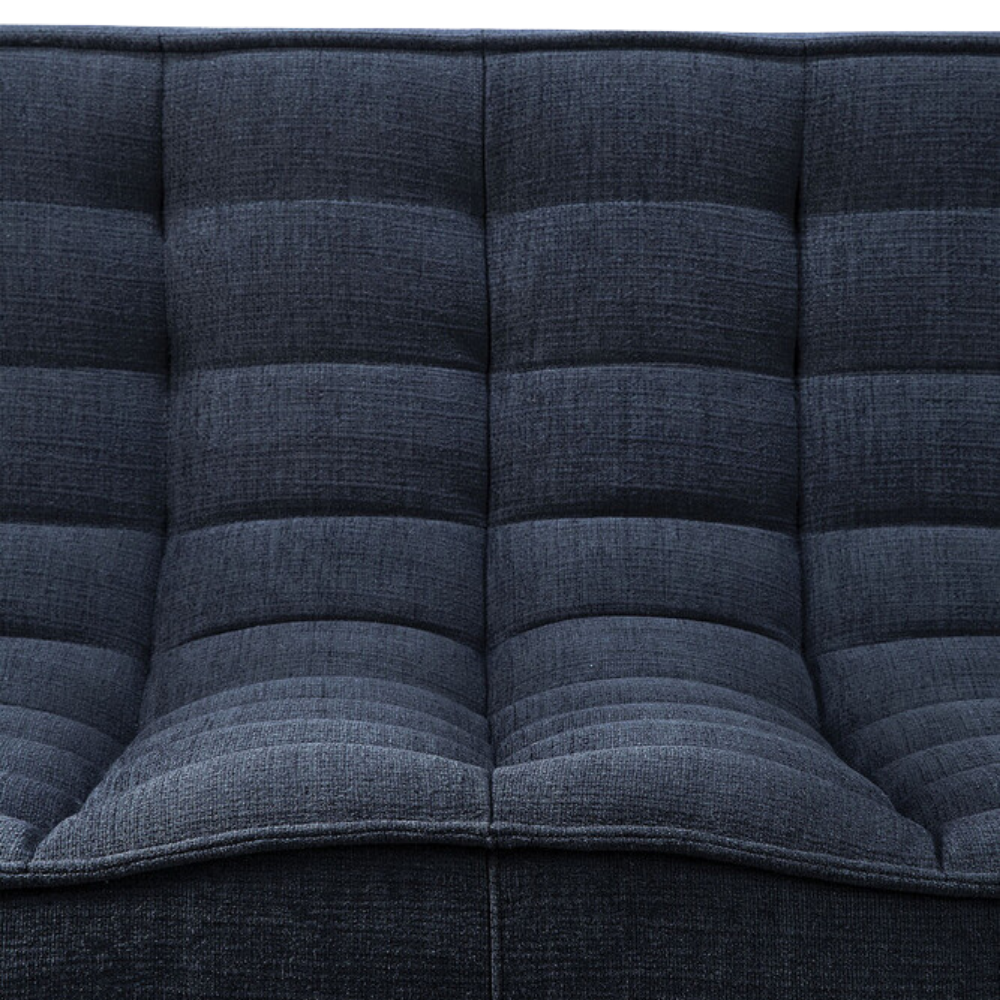 The N701 Modular Sofa from Ethnicraft with graphite eco fabric seat in detail.