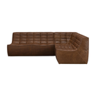 The N701 Modular Sofa Set 90 Degree Square Corner Chestnut Right from Ethnicraft.