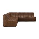 The N701 Modular Square Corner Sofa 2-2 Chestnut Left from Ethnicraft.